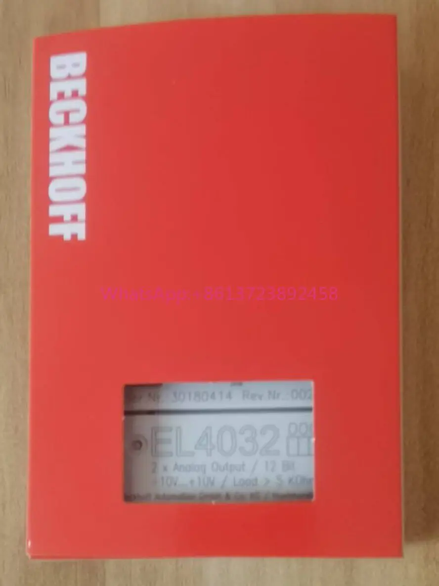 

#Electromechanical hardware BECKHOFF EL4032 German Beckhoff output module