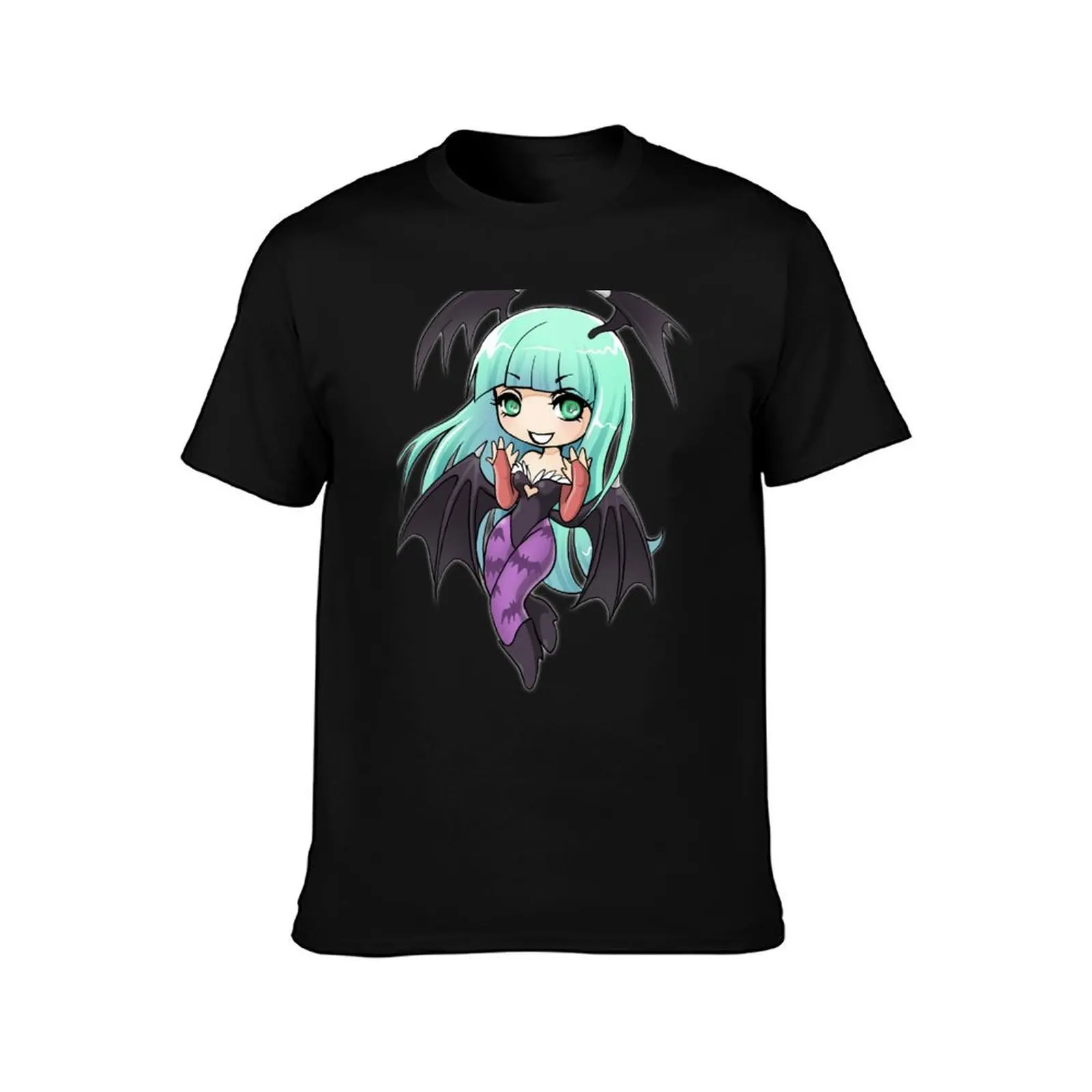 Morrigan T-Shirt Summer Casual Cotton Tee Oversized Streetwear Tops Vintage Graphic Print Loose Fit Short Sleeve