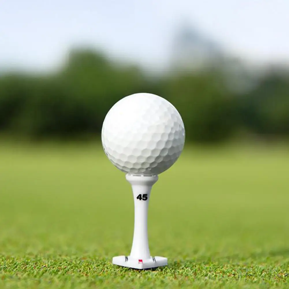 Asiento de plástico para palo de Golf profesional, pasador curvo en t de 7,5/8/8, 5cm, para práctica de entrenamiento, paquete de 6 unidades