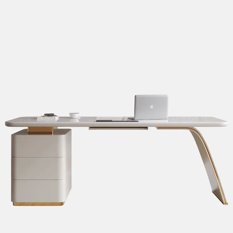 

Durable Drawers Standing Office Desk Executive Workbench Luxury Computer Office Desk Meeting Modern