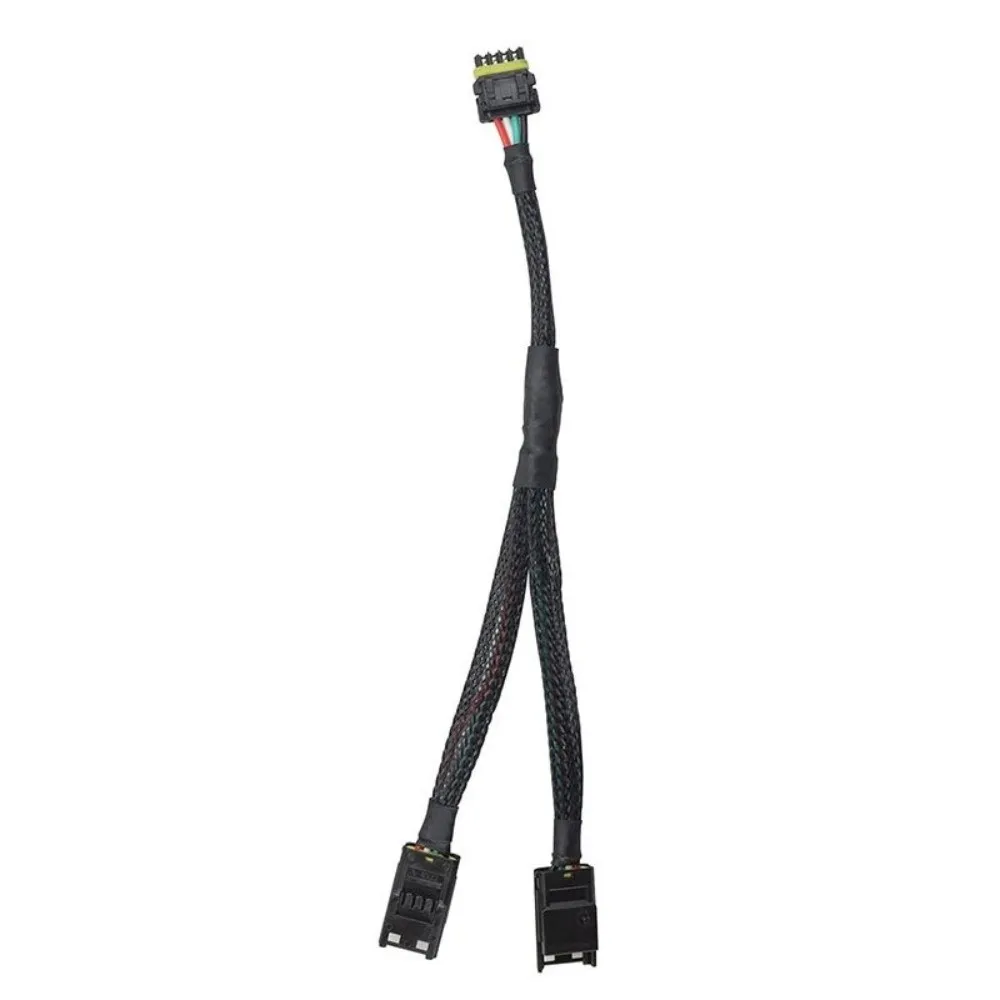 Replaces 558-465 CAN Bus Y-Splitter Braided Nylon Sleeve Plug and Play Y-Splitter Cable Communication Splitter DIY Enthusiast