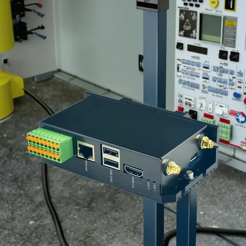 2026 OpenEmbed Edgebox-PRI4 Raspberry Pi Industrial PLC Controller PLC Programming IoT WiFi RS485 4G LTE I/O Module Dedicated