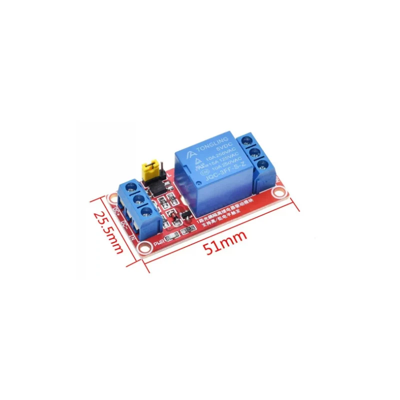 Moduł przekaźnikowy 1 2 4 6 8 kanałów, 5V 12V, płytka modułu przekaźnikowego z optoizolatorem, obsługa wyzwalania na wysokim i niskim poziomie, do Arduino. — zdjęcie produktu 4