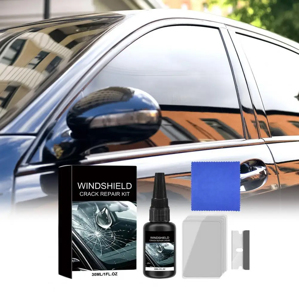 Car Window Chip Fix Resin Car Windshield Repair Kit Quick Restoration Tool Automotive Glass Maintenance Kit for Chips Cracks