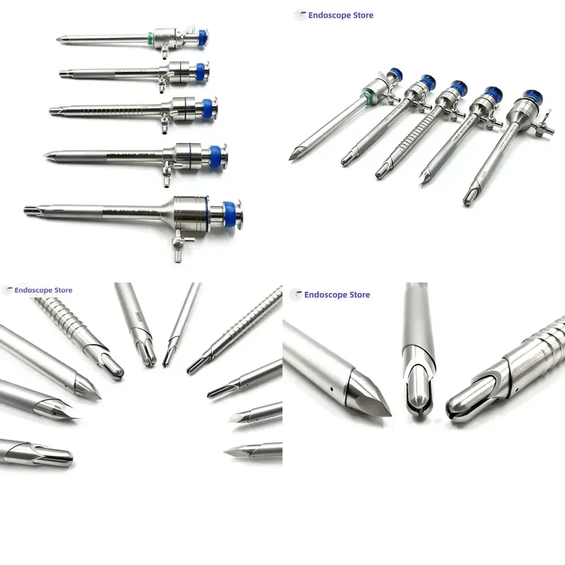 Medical 10mm 5mm Magnetic Trocars With Safety & Screw