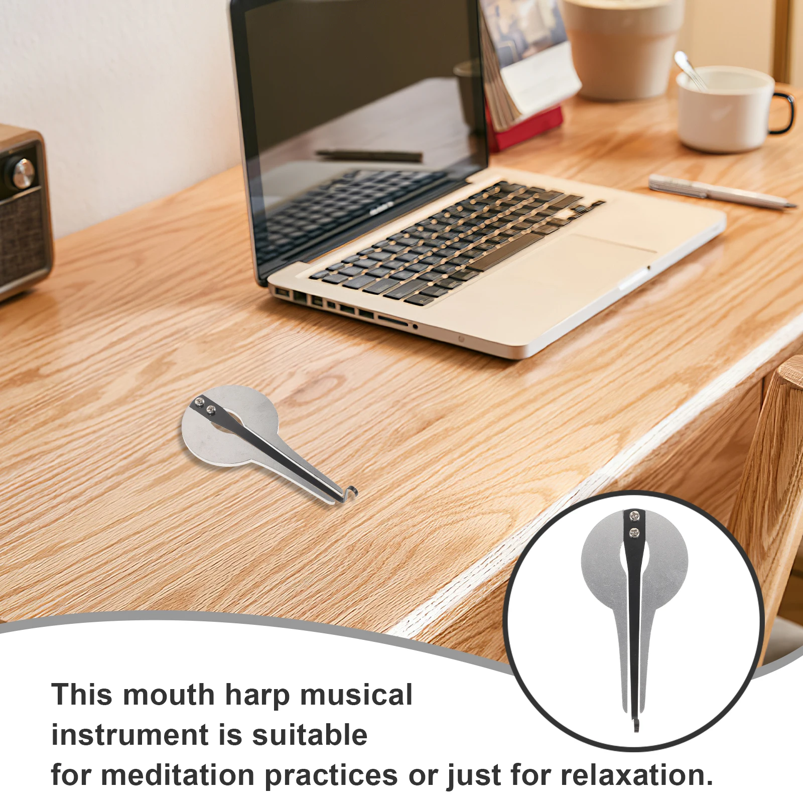 

Jew's Harp Metal Mouth Harp Easy to Play National Traditional Instrument Clear Crisp Sound Ideal Gift for Music Lovers