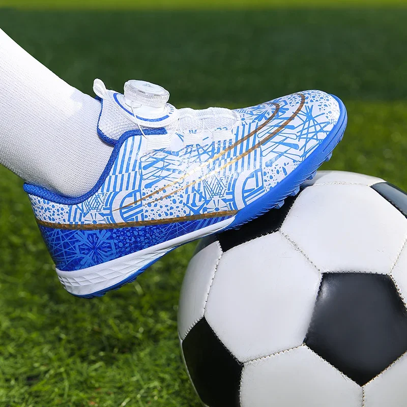 Buty piłkarskie chłopięce buty piłkarskie obuwie trening na świeżym powietrzu profesjonalny mecz korki nastolatków Futsal sportowe trampki