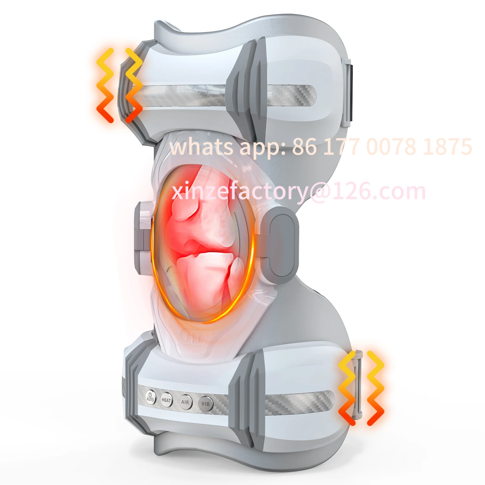 Customizable 3-in1 Knee Massager Red Light Heating Air Pressure Vibration Physiotherapy Instrument Knee Massage