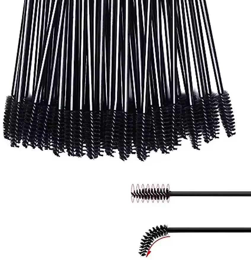 50 pz Pennello Per Trucco Mascara Bacchetta Applicatore Innesto Ciglia Estensione Usa E Getta Mascara Spazzole per Occhi Sopracciglio Strumenti All'ingrosso