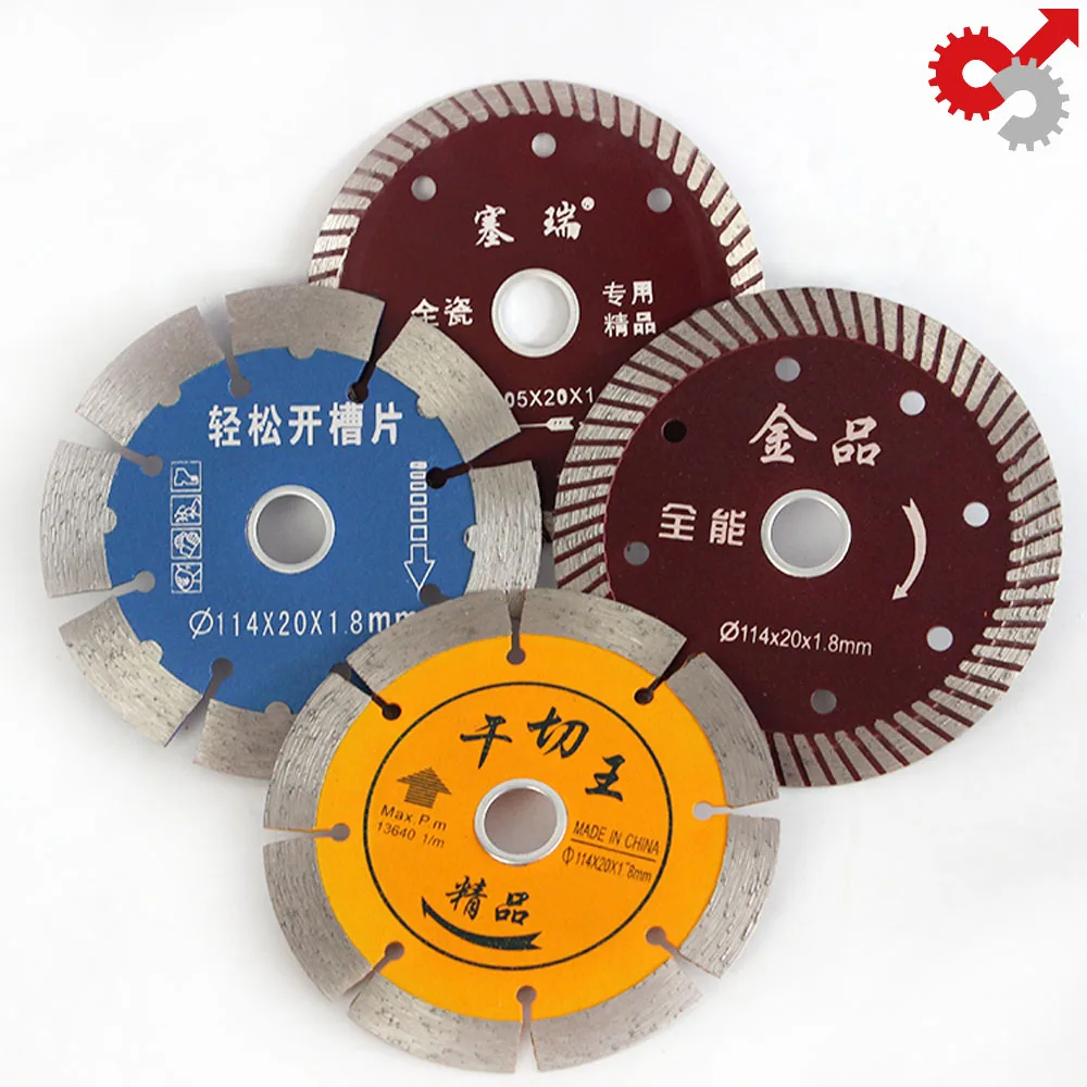 

Diamond Circular Saw Blade Disc Easy Slotted Cut Sheet Dry Wet Microcrystalline Concrete Wall Marble Ceramic Tile Angle Grinder