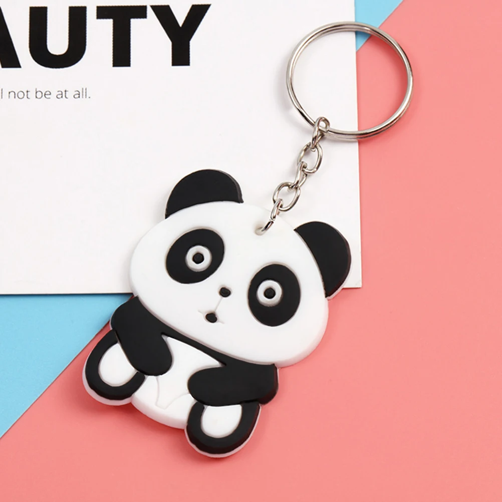 30 قطعة المفاتيح الباندا الكرتون Kawaii المرأة على ظهره Charms حقيبة معلقة حلية ألعاب تذكارية مجوهرات اكسسوارات قسط #3