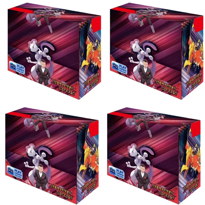 Poke Card Booster Bundle Destined Rivals Prismatic Evolutions Scarlet Violet 151 English Booster Transaction Cards Gifts