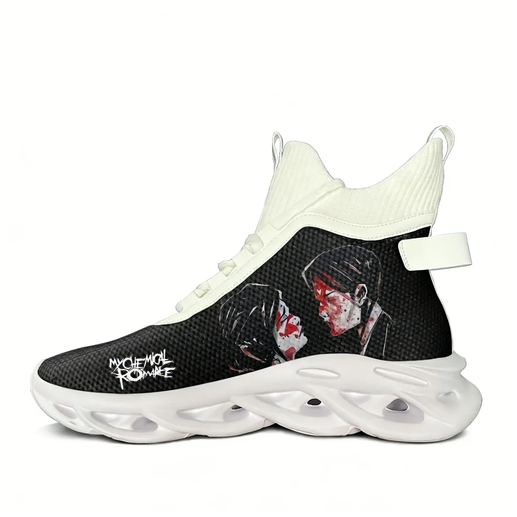 

Кроссовки My Chemical Romance High Top Flats для мужчин, женщин и подростков, высококачественная персонализированная повседневная обувь, обувь на заказ