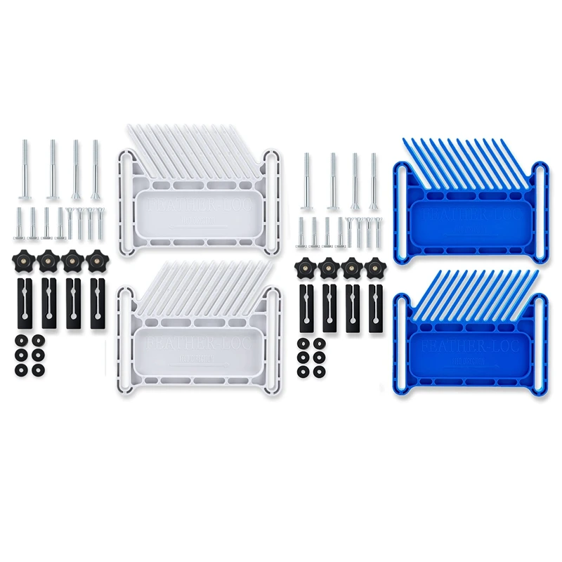 A81M New Upgraded Featherboard Safety Device Stackable Feather Board Fits Most Standard , T-Slots, T-Rails On Table Saws