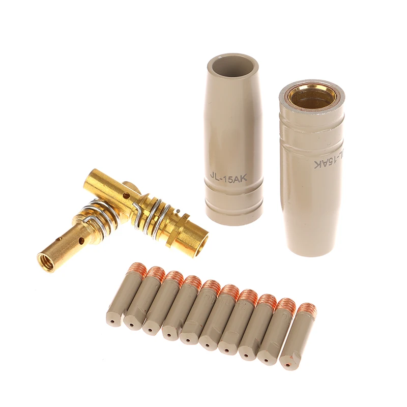 

14PCS Non-stick Welding Slag European Airless Gas Protection Machine Protective Sleeve 15AK New Coating Protection Nozzle