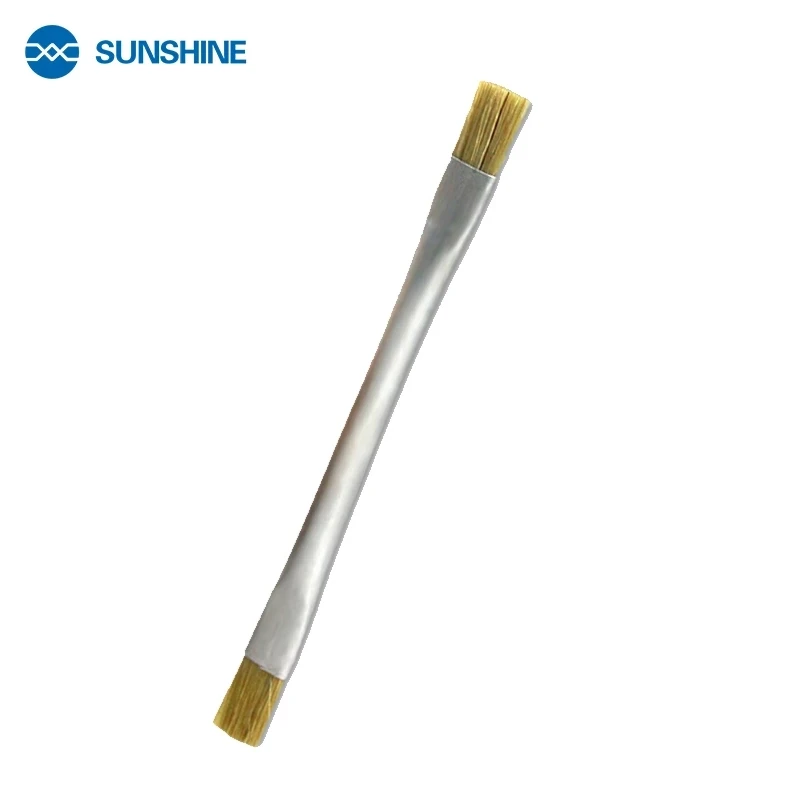 Imagem -03 - Sunshine Ss022b 022a 022 Escova de Limpeza Antiestática para Placa-mãe Pcb para Kit de Ferramentas de Reparo de Celular Conveniência de Cabeça Dupla