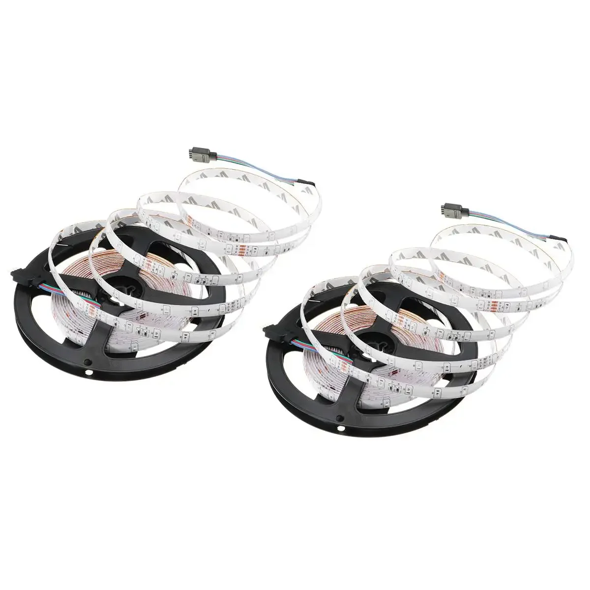 Bandes lumineuses LED RVB 3528 IR, télécommande, rétro-éclairage flexible, veilleuse pour lit