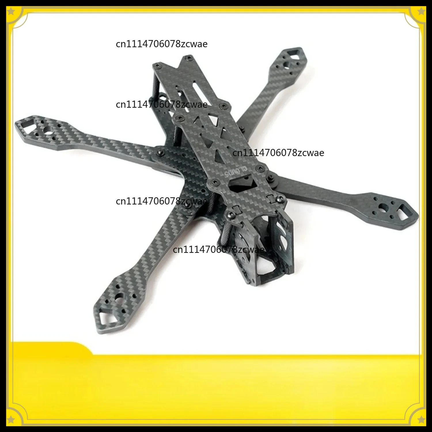 ZOCI-FOR 5‑Inch 220mm Carbon‑Fiber FPV Drone Frame Spare Parts for High‑Definition Racing Quadcopter DIY Build