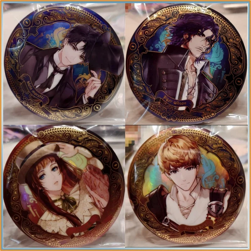 

В наличии оригинальные товары в стиле аниме «Властелин тайн» — Кляйн Моретти, Леонард Митчелл, Одри Холл, двойная вспышка, значок, слепая коробка, подарок