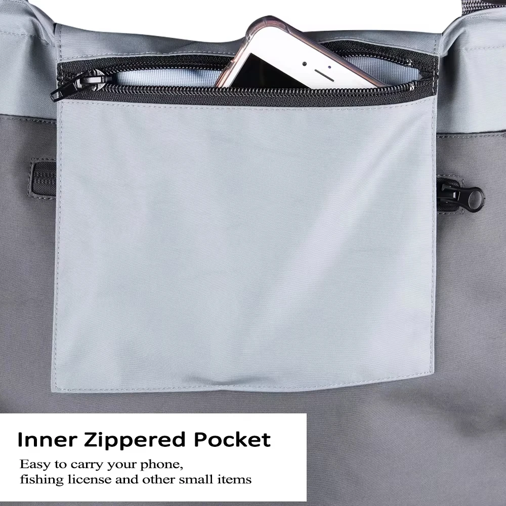 Goture Angelwathose Leichte Strumpfhose für Herren Atmungsaktive Wasserdichte Fliegenfischer-Wathose Brusthöhe S/M/L/XL/XXL Größe – Detail 12