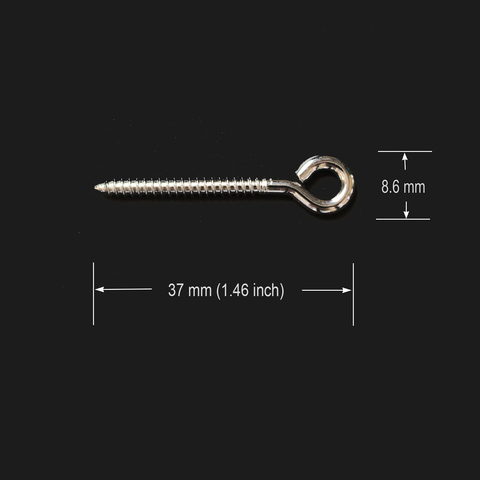 Tigofly 50 قطعة 1.46 بوصة 37 مللي متر مسامير كبيرة الفولاذ المقاوم للصدأ التوصيل الأجهزة رعشة الطعوم إغراء صنع DIY بها بنفسك الصيد إغراء