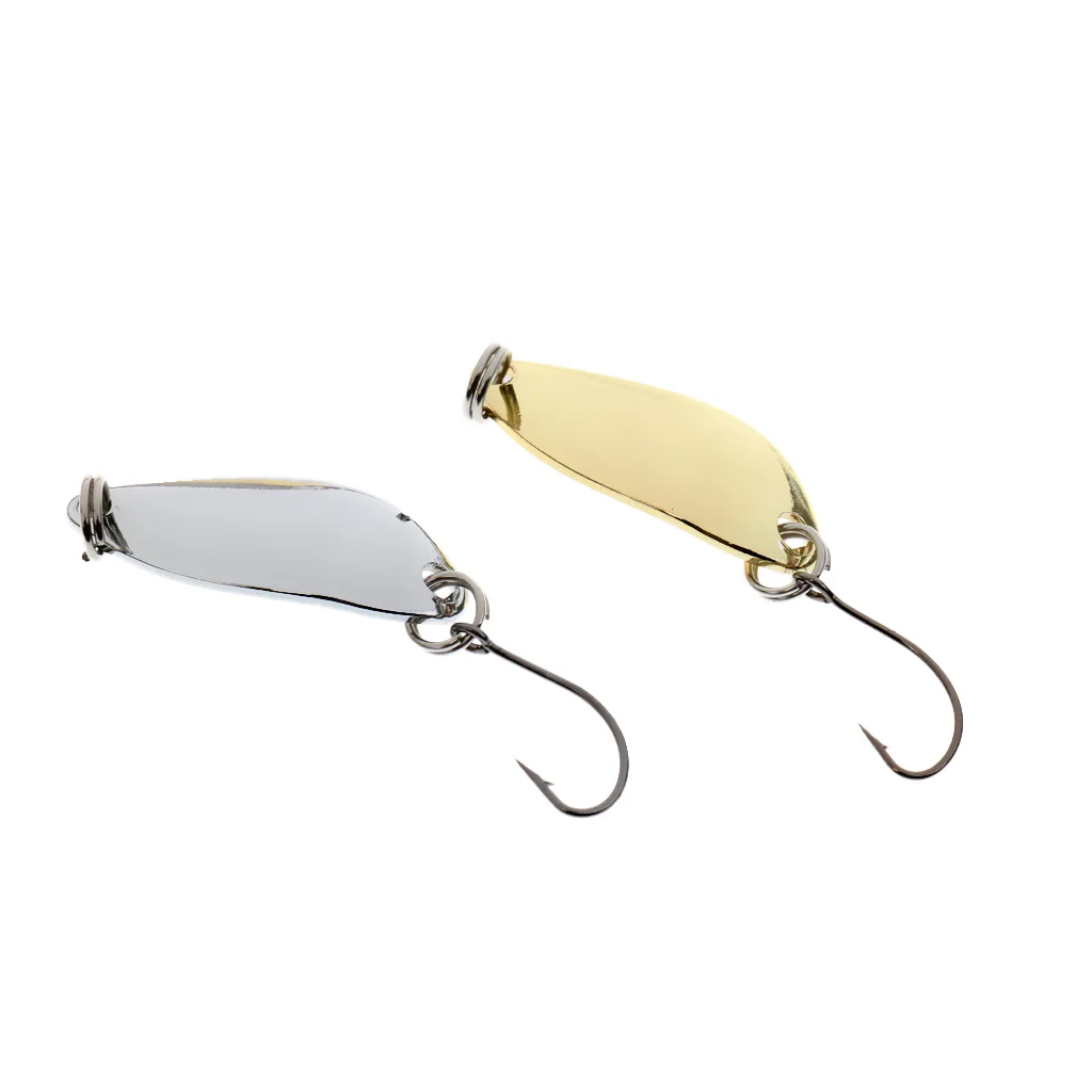 Hard Spinner Crude Spoon Lure Set Fishing Sequins Fly Accessory for Predator Pike and Trout Fish