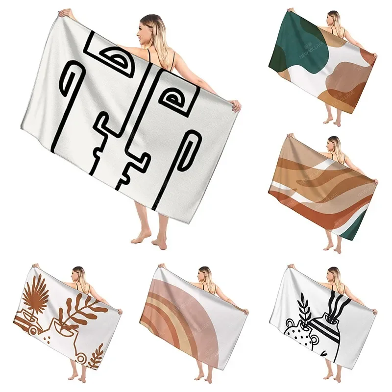 Bathroom Bath towel for adults sauna Large beach towel Gym towel Large hotel woman shower quick drying microfiber boho nordic