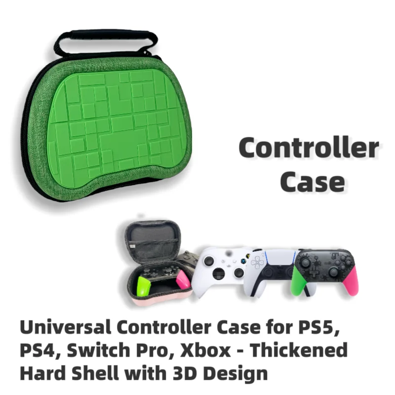 

Game Console Controller Storage Bag, Suitable for Switch Pro Controllers/Ps4/5 Controllers/Xbox Controllers/Gamesir/Flydigi and Many Other Game Console Controllers, with Sturdy Double Zippers, Easy to Pull Smoothly, and Alloy Zipper Heads with Strong Bite
