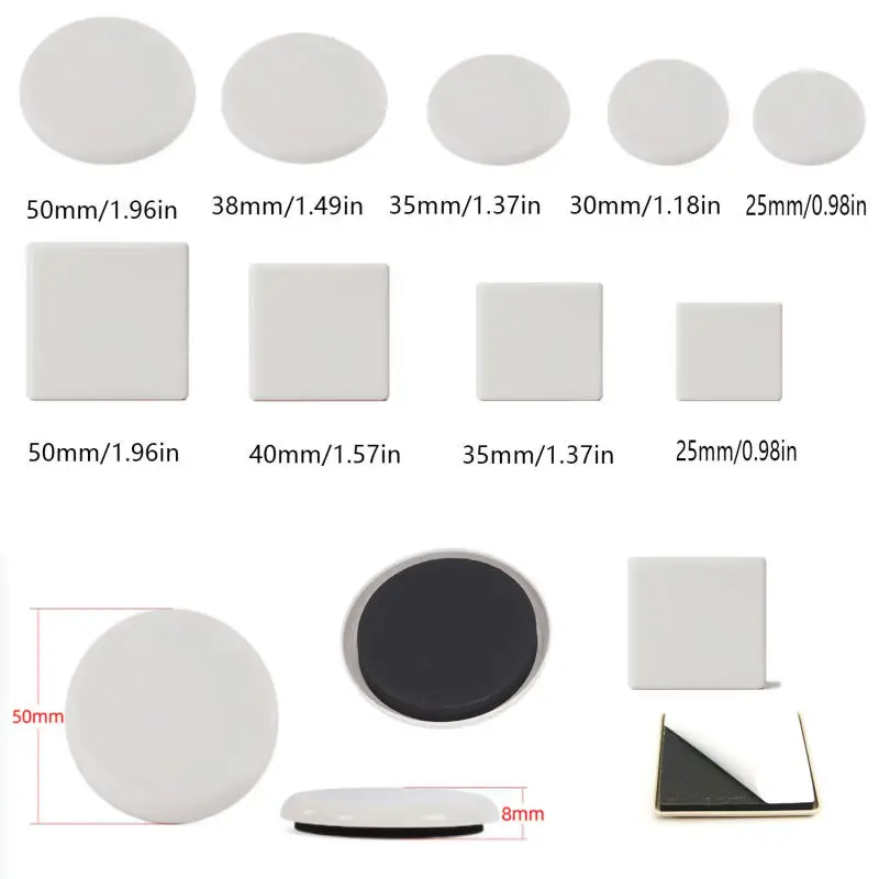 4~32pcs Furniture Leg Slider Pads Anti Scratch Easy Move Heavy Furniture Thickened Moving Pad Anti-abrasion Floor Protector Mat