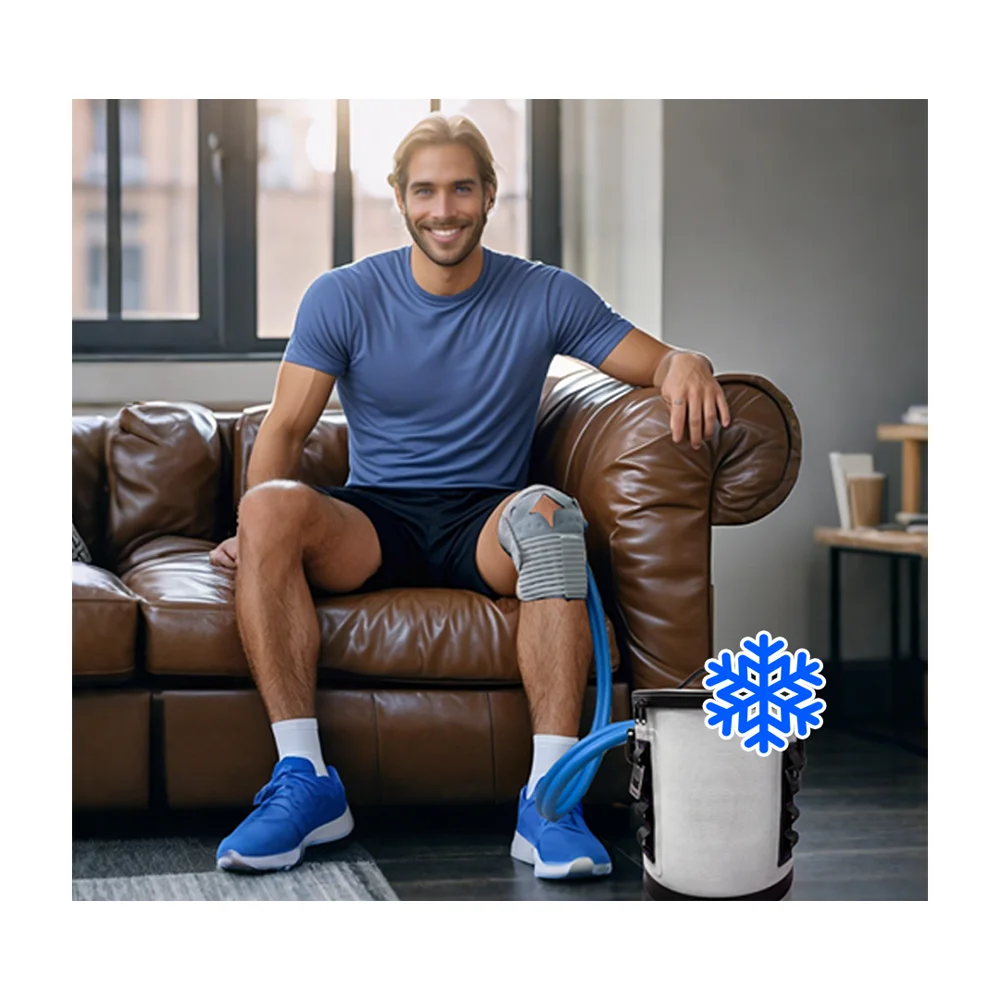 Portable Ice Water Circulation Therapy Machine System Cold Compress Recovery For Leg Knee Rehabilitation Therapy Supplies