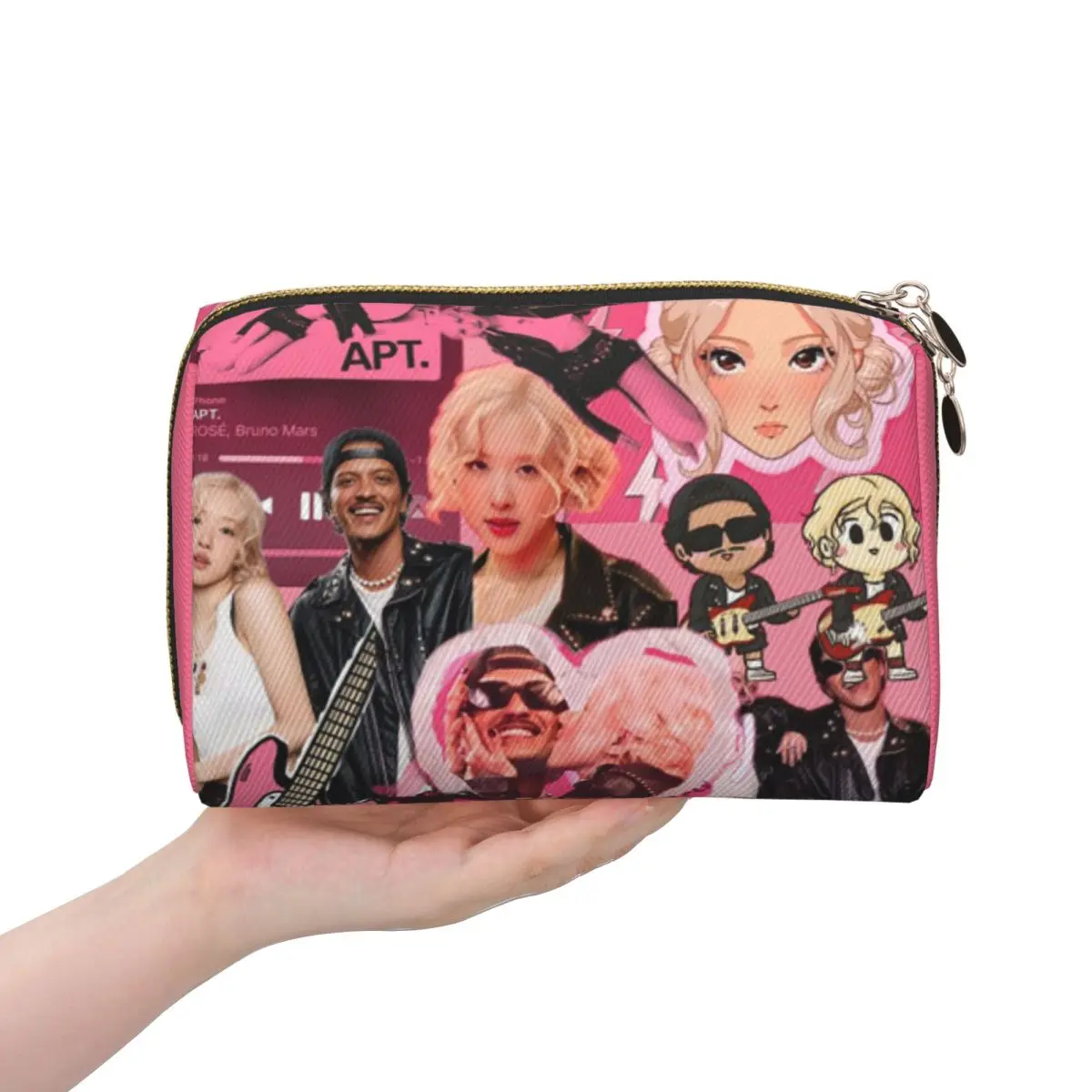 

APT ROSE Bruno Mars женские косметички дорожный органайзер для макияжа сумка для хранения туалетных принадлежностей Dopp Kit Box