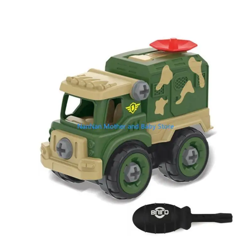 

Take Apart Truck Construction Vehicle Assembly DIY Screw Car Kids Learning Gift
