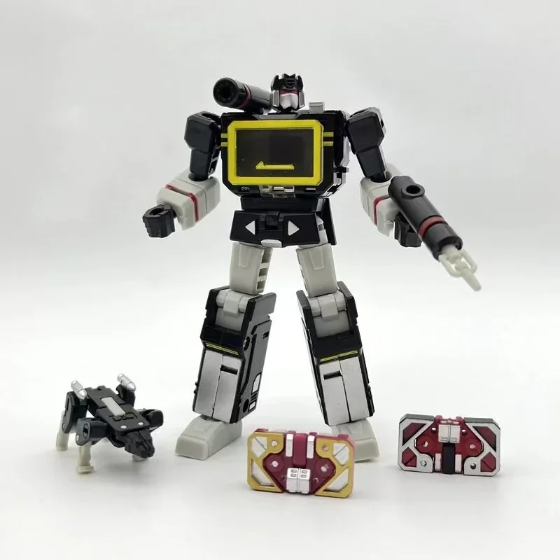 Transformation PocketToys PT-04 PT04 Черный Soundwave со лентой G1 Mini Pocket War DX9 Фигурка Модель Детская игрушка Подарки на день рождения