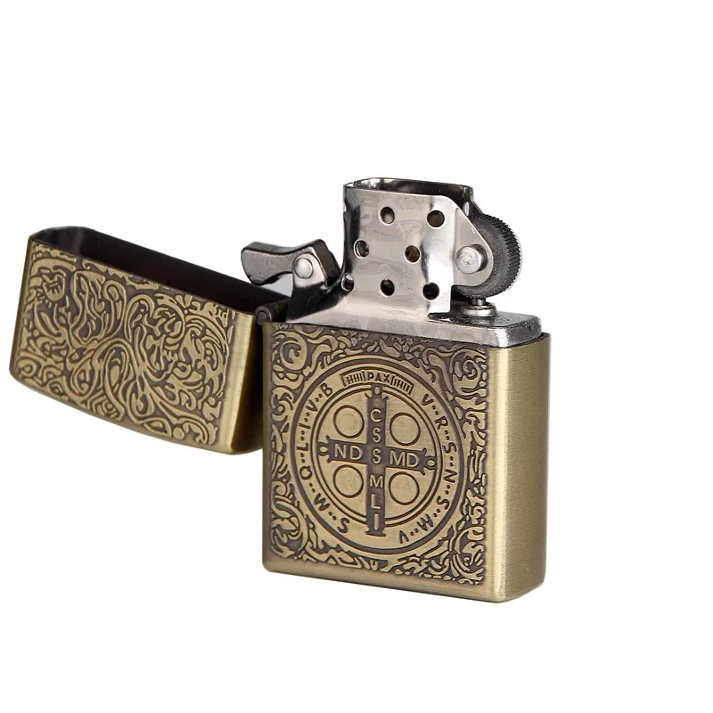 قسطنطين البرونزية أخف كلاسيكي الرجعية طحن عجلة يندبروف أخف السجائر اكسسوارات الرجال هدية صغيرة