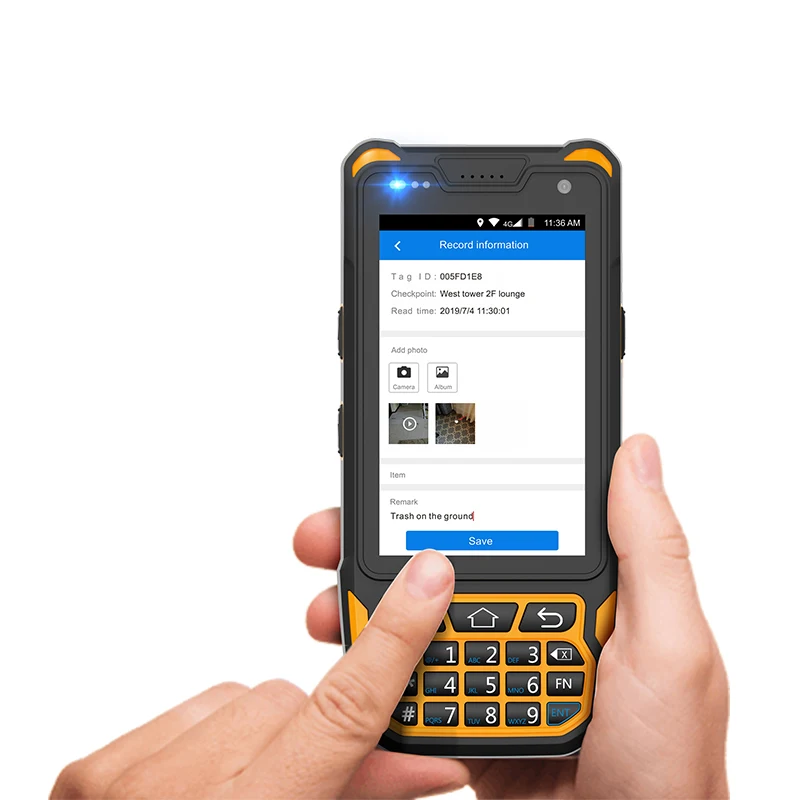 نظام دورية الحراسة 2G/3G/4G/WiFi مع مادة ABS RFID لمراقبة الحراسة وإدارة الجولات #2