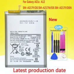 New EB-BA217ABY 5000mAh Battery For Samsung Galaxy A21s A12 SM-A217F/DS SM-A217M/DS SM-A217F/DSN Phone Replacement With Tools