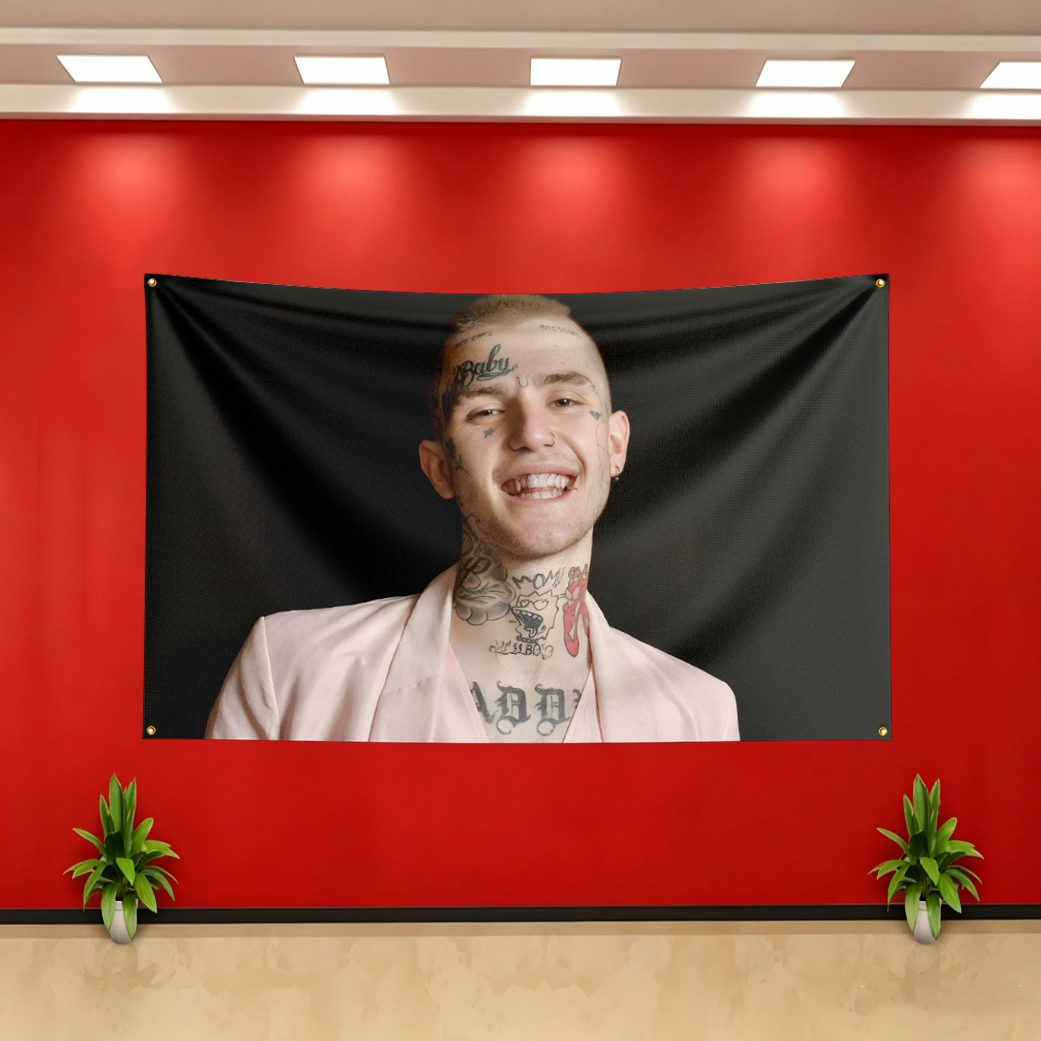 Music Band lil peep Inspired Flag Banner for Bedroom Living Room Dorm Garage Wall Decor Tapestry Custom Advertising Flaga Gift