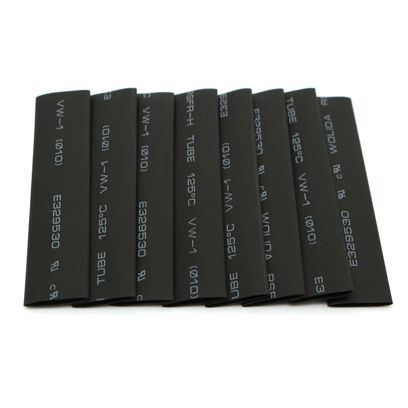 8meter/lot Heat Shrink Tube 1/2/3/4/5/6/7/8 mm Termoretractil Polyolefin Shrinking Assorted Insulated Sleeving Tubing Wrap Wire