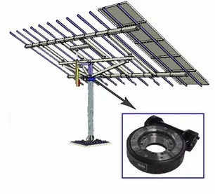 High Quality SE Series Single Axis Worm Gear Slewing Drive MPPT PWM Controller Lithium-Ion For Balcony Sun Tracking Systems