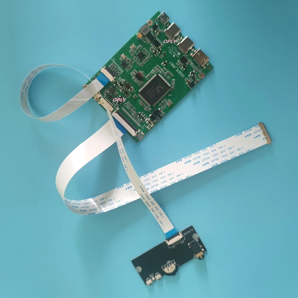 

Комплект платы контроллера EDP, совместимый с Mini HDMI для LP140WFB LP140WFC, 14 дюймов, 1920X1080, светодиодная панель с ЖК-экраном Micro USB Type-C, сделай сам