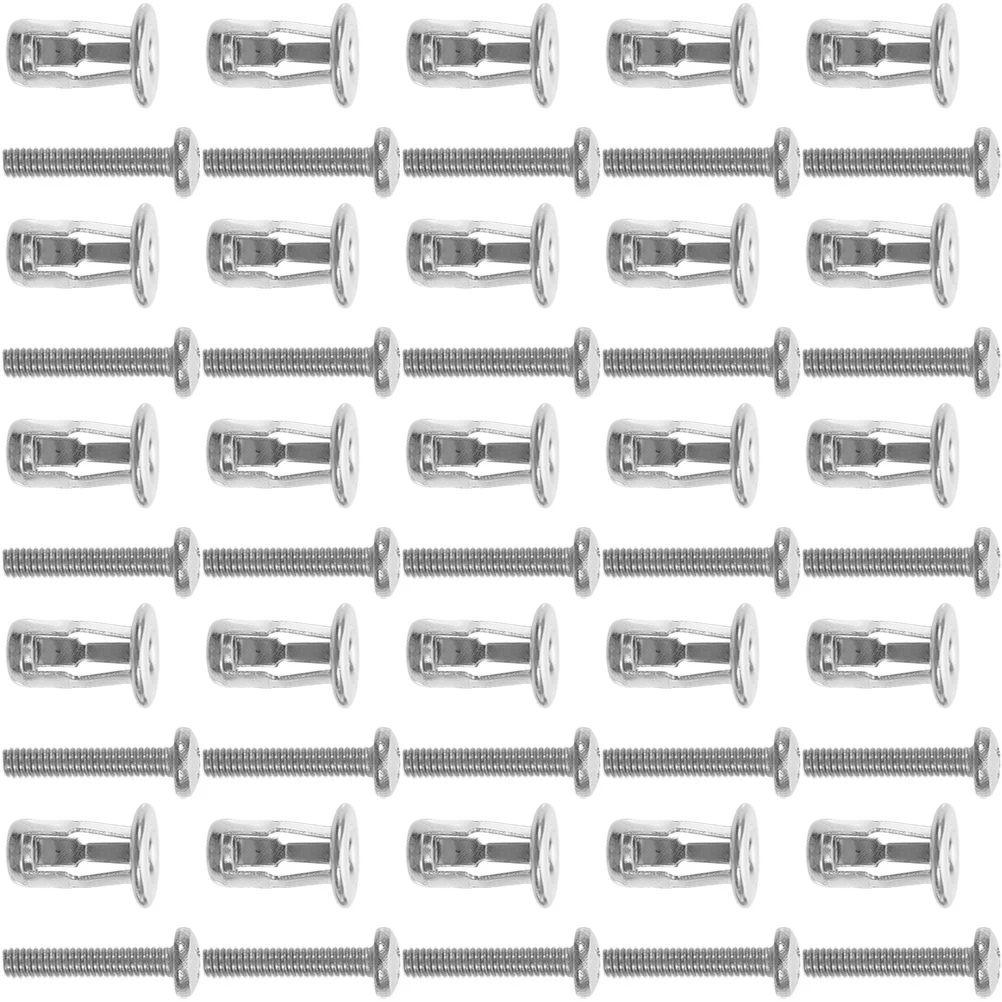 25 قطعة مرساة جدارية مجوفة توسيع الجوز الخيوط إدراج دائم فعالة من حيث التكلفة قابلة لإعادة الاستخدام مسامير تحديد #2