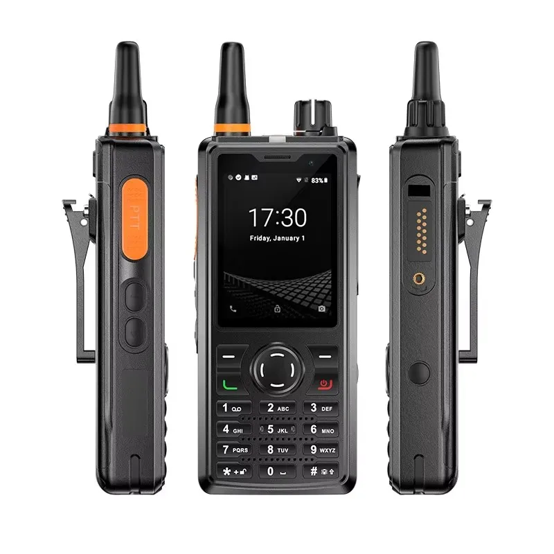 ANYSECU T60 Radio Jaringan 4G Android 8.1 Dengan WIFI GPS Bekerja dengan ZELLO Real-ptt Echolink POCstar F41 POC Walkie Talkie