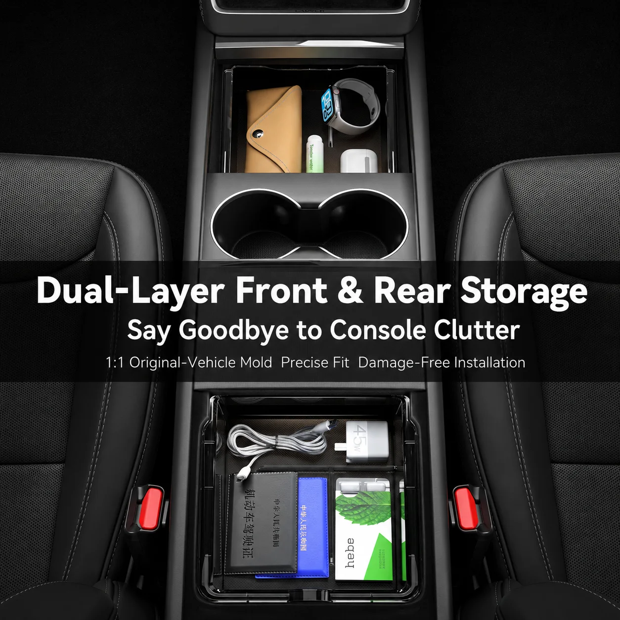 Tesla Model Y Center Console Storage Box