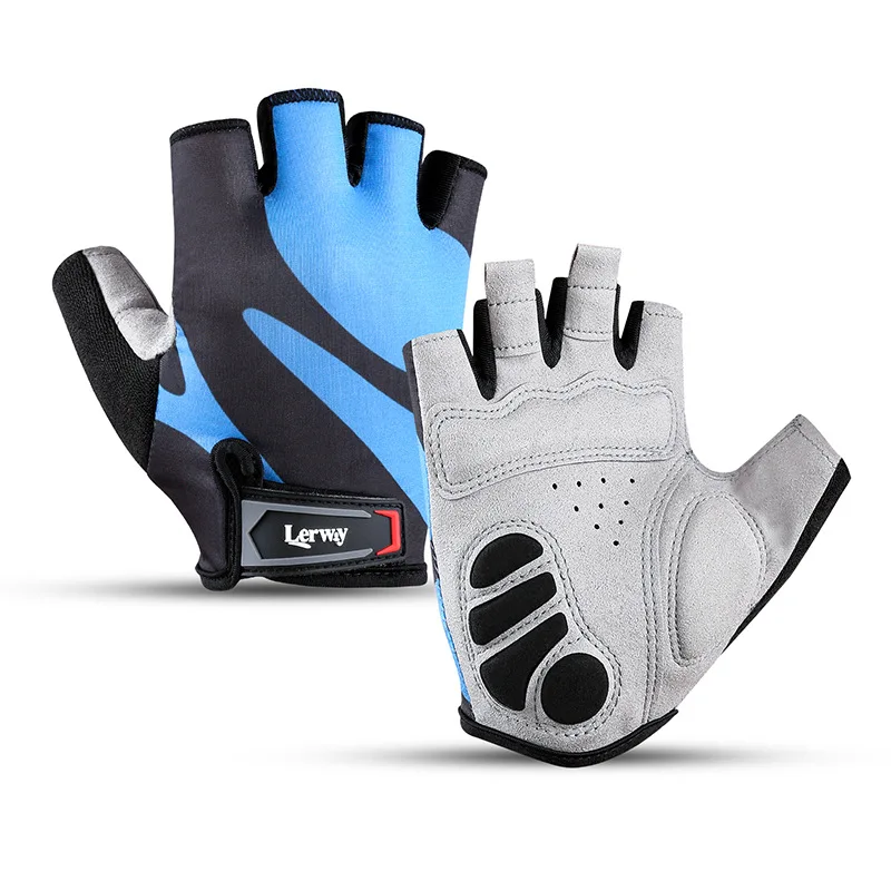 

Men's Women's Models Spring And Summer Outdoor Cycling Sports Half Finger Cycling Gloves Non-slip Wear-resistant Breathable