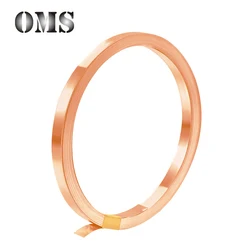 5Meters Copper Strip 0.1-0.5 mm High Purity T2 Cu Strap For Lithium Battery Pack Connection Copper Strips Welding Connector