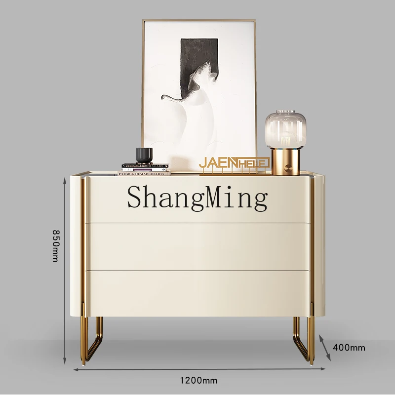 CL  luxury chest of drawers simple bedroom storage six drawers living room storage three bucket side  furniture