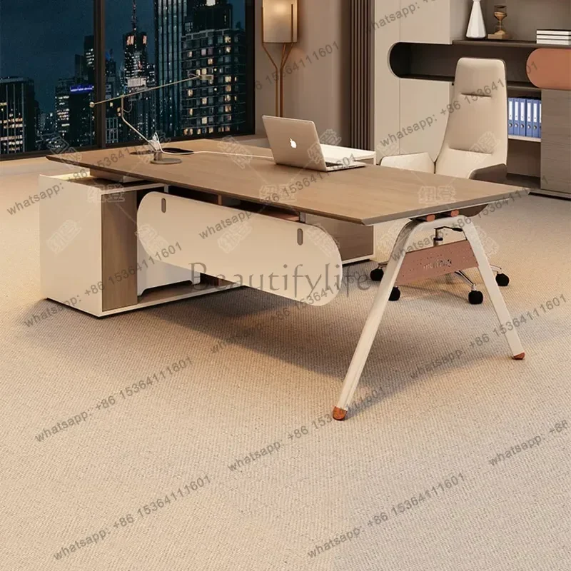PG Storage Nordic Office Desk Organizers Aesthetic Design Modern Computer Office Desk Decoration Luxury Ufficio Trendy Furniture