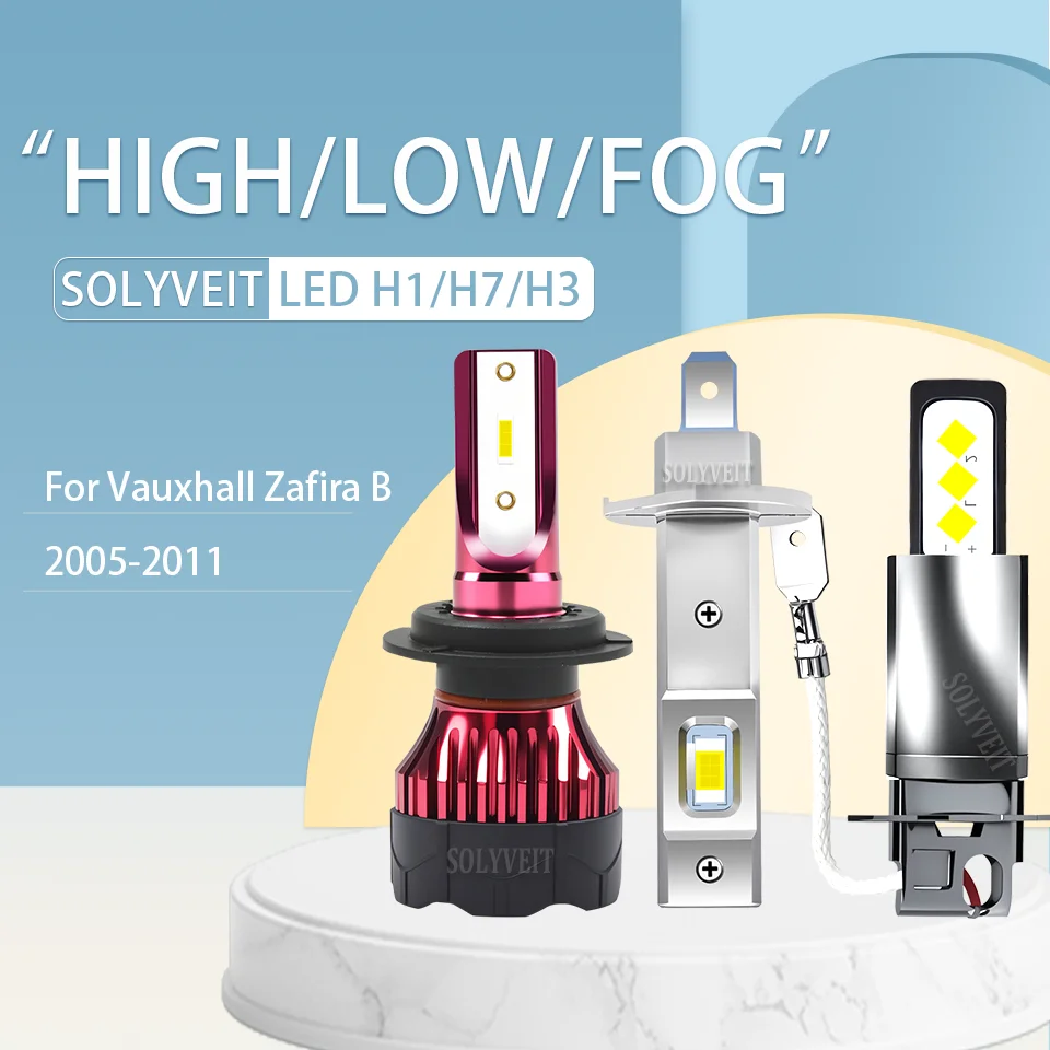 

Improve Driving Safety at Night H1 H7 H3 HIGH LOW FOG LED HEADLIGHTS For Vauxhall Zafira B 2005 2006 2007 2008 2009 2010 2011