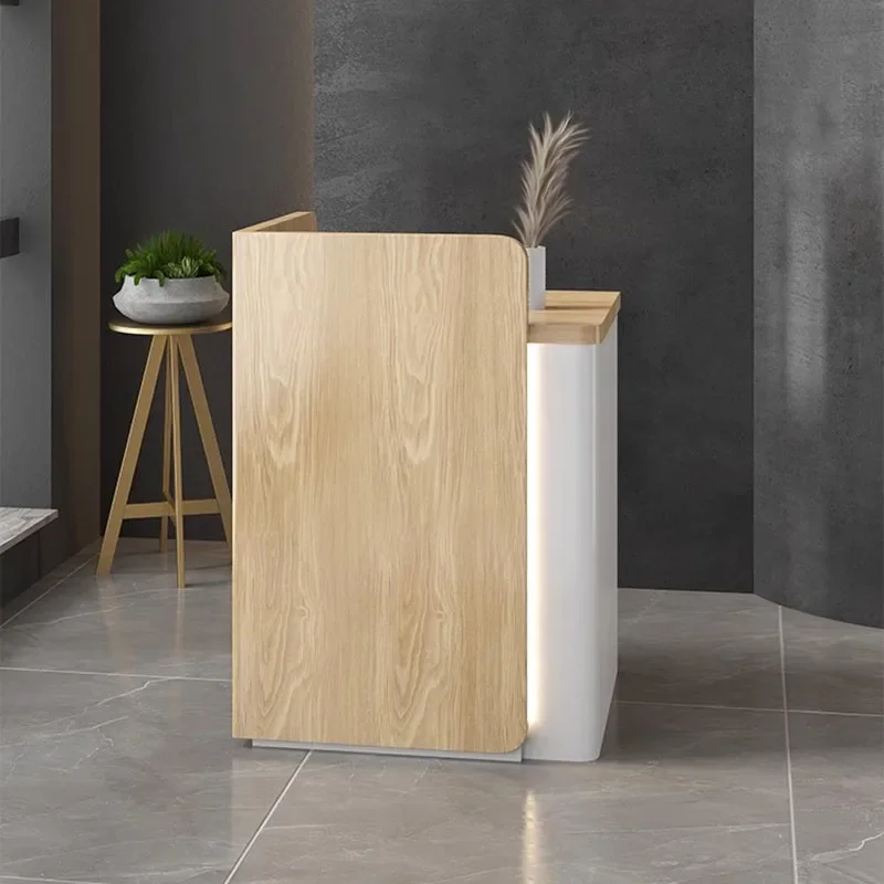 

Pulpit Front Office Desk Reception Lectern Hair Salon Receptionist White Desk Cash Register Bar Mostrador Oficina Furniture