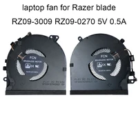 Ventiladores de refrigeración de CPU para ordenador portátil Razer Blade 15 RZ09-0270 02705E76 RZ09 3009 E97 GPU ventilador de radiador nuevo DFS5K 121142621   FLK7 FL6S